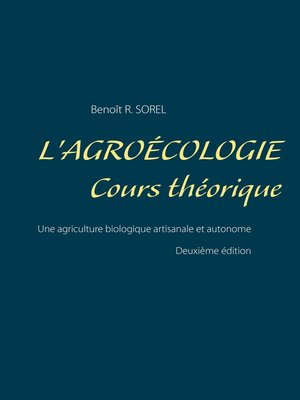 cover image of L'agroécologie--Cours Théorique